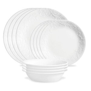 R[ x fBi[EFA Zbg zCg M {E 12_ 4g  o Corelle Bella Faenza 12-piece Dinnerware Set, Service for 4
