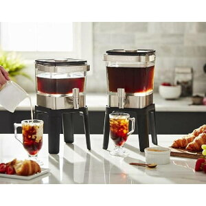 Lb`GCh R[q[[J[ R[hu[KitchenAid KCM5912SX Cold Brew Coffee Maker 38 Ounce Brushed Stainless Steel