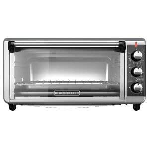 �R���x�N�V�����I�[�u�� �G�N�X�g�����[�W �g�[�X�^�[ �u���b�N&�f�b�J�[ �X�e�����X �ɓ���42cmBLACK+DECKER 8-Slice Extra Wide Convection Toaster Oven TO3250XSB �Ɠd