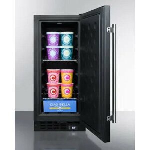 �T�~�b�g �Ⓚ�� 68L �r���g�C���� �X�e�����X �������� Summit SCFF1533 15 Inch Undercounter Commercial Freezer with 2.45 cu. ft. Capacity �Ɠd �y����s�z