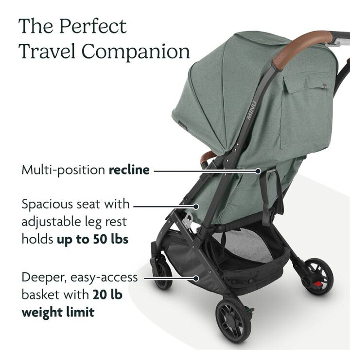 楽天市場】ベビーカー 軽量 3か月から 23kgまで UPPAbaby Minu V2 