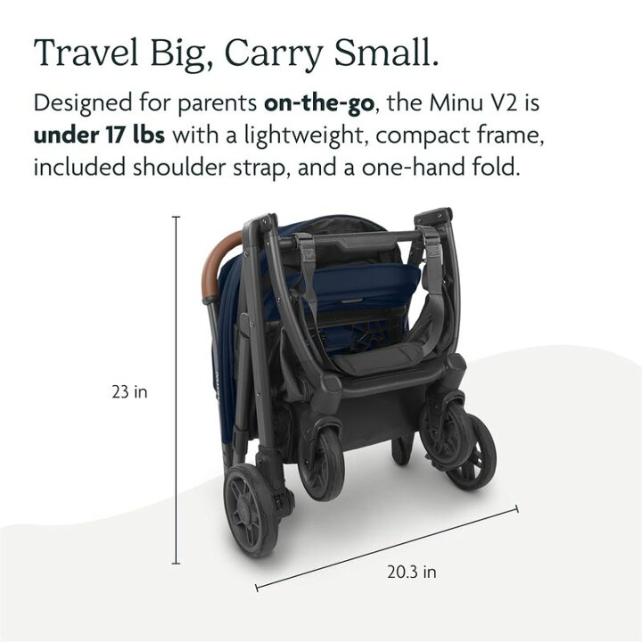 楽天市場】ベビーカー 軽量 3か月から 23kgまで UPPAbaby Minu V2 
