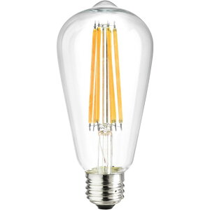 TCg LEDd 60W AeB[N GW\X^C Sunlite 80890-SU LED ST19 Filament Style Edison Light Bulb 6 Watts (60W Equivalent), 600 Lumens, Medium Base (E26), Dimmable, UL Listed, 1 Pack 2700K - Warm White