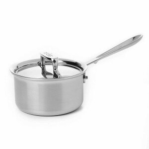 �I�[���N���b�h �X�e�����X�� ��0.9L �W�t�[��� All-Clad Stainless Steel 1-Quart Sauce Pan with Lid 4201