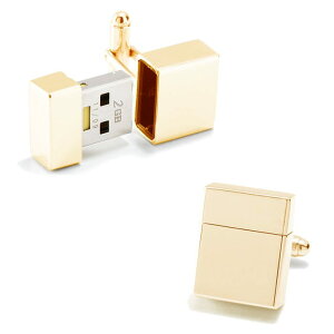JtXO(S[h) tbV 2GB USB Cufflinks Gold