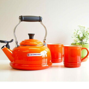 EN[[ Pg}OZbg tC IW N[[ ₩ Le Creuset Teakettle & Mug Set Flame