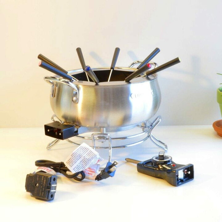 楽天市場】クイジナート 電気チーズフォンデュ チョコレートフォンデュ 