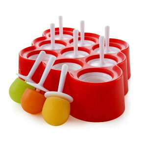 �]�N ����ŊȒP�A�C�X�L�����f�B�[ �A�C�X�o�[ 9�{�Z�b�g Zoku Mini Pop Molds