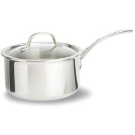 カルファロン 2.3L ソースパン・フタ付片手鍋 Calphalon Tri-Ply Stainless Steel Sauce Pan with Cover 2-1/2-Quart 1767982