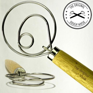 f}[N AĊ IWi fjbV hE EBXN XeX zCbp[ The Original Danish Dough Whisk - LARGE 13.5" Stainless Steel Dutch Style bread dough whisk