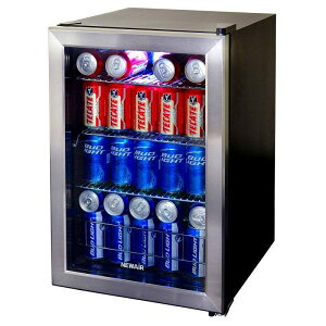 ① 90 KXhA XeX ~jo[ robWN[[ j[GA[   ItBX  ze q NewAir 90 Can Freestanding Beverage Fridge in Stainless Steel AB-850 Ɠd