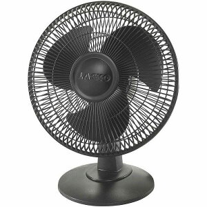 "���X�R �e�[�u���t�@�� ��@ �u���b�N �� Lasko 2017 12"" Table Fan, black �Ɠd"