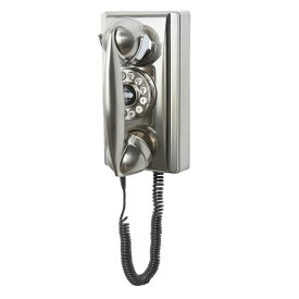 アメリカ クロスリー ウォールフォン クラシック電話 プッシュボタン式 302 Crosley CR55 Wall Phone with Push Button Technology