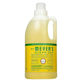 ミセスマイヤーズ 洗濯用液体洗剤 2倍濃縮 1.8L ハニーサックル スイカズラ MRS MEYERS 64 Load Laundry Detergent, Honeysuckle