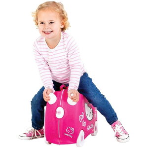 トランキ 子供用スーツケース ハローキティー ピンク 乗って遊べる 座れる 機内持ち込み おもちゃ箱 Trunki: The Original Ride-On Suitcase NEW, Hello Kitty (Pink)