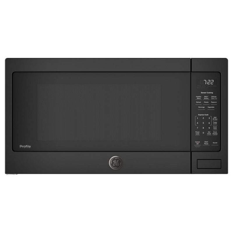 電子レンジ センサー付 大きいターンテーブル 42cm GE Profile 2.2 cu. ft. Countertop Microwave with Sensor Cooking PES7227 家電