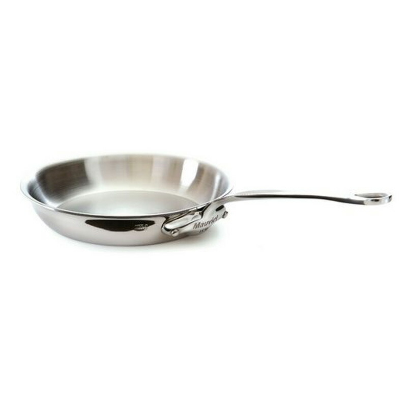フライパン 28cm ステンレス 5層 IH対応 ムビエル ムヴィエール モビエル モヴィエル モービル フランス Mauviel 1830 5213.28 M'cook Round frying pan