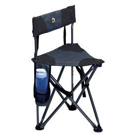 折りたたみ 三脚チェア ドリンクホルダー付 イス アウトドア キャンプ フェス ビーチ GCI Outdoor Quick-E-Seat Folding Tripod Field Chair with Backrest
