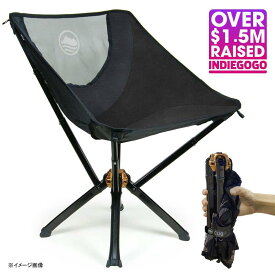 折りたたみ チェア アルミ 省スペース コンパクト ボトルサイズ 135kgまで Cliq Camping Chair - Bottle Sized Compact Outdoor Chair Sets up in 5 Seconds Supports 300 LBS Aircraft Grade Aluminum
