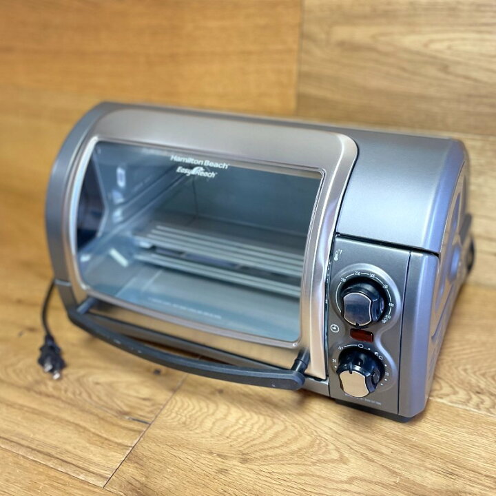 日本に Oven, Metallic Easy Beach ハミルトンビーチ Hamilton 家電 Toaster Reach オーブントースター  31344D キッチン