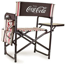コカ・コーラ 折りたたみ チェア 椅子 キャンプ アウトドア Picnic Time Coca-Cola Portable Folding Sports Chair, Moka 809-00-777-911-0