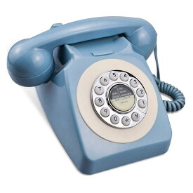 ダイヤル式デザイン 電話 プッシュフォン レトロ クラシック IRISVO Rotary Design Retro Landline Phone for Home,Old Fashioned Corded Telephone with Classic Metal Bell Push Button Technology
