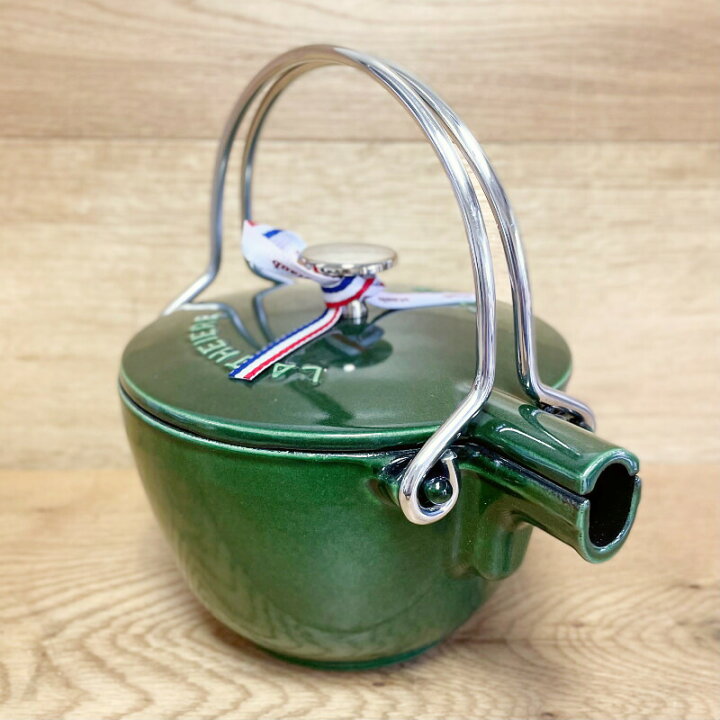 Staub 1650085 Round Tea Kettle Basil