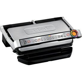 電気グリル パニーニメーカー プレス 自動調理 プレート取り外し T-fal GC722D53 1800W OptiGrill XL Stainless Steel Large Indoor Electric Grill with Removable and Dishwasher Safe Plates 家電