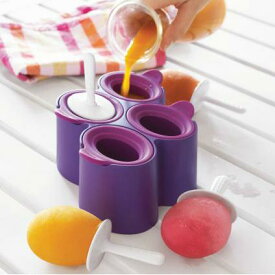 ゾク 自宅で簡単アイスキャンディー アイスバー 4本セット Zoku Lolly Ice candy Maker Set