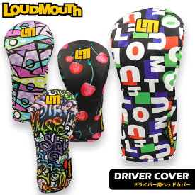 ラウドマウス ゴルフ ヘッドカバードライバー用 撥水 軽量生地 メンズ レディース キャットハンド型 LM-HC0019CH/DR / Loudmouth