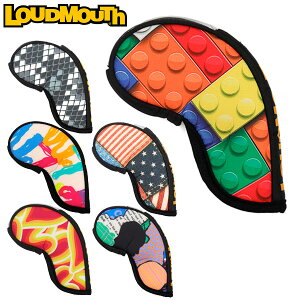 ラウドマウス ゴルフ ヘッドカバーアイアン用 撥水 軽量生地 メンズ レディース LM-HC0019/IR / Loudmouth
