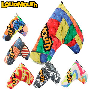 ラウドマウス ゴルフ ヘッドカバーピン型用 撥水 軽量生地 メンズ レディース LM-HC0019/PN / Loudmouth