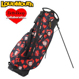 予約販売 / ベティコラボ 約1.38kgs ラウドマウス ゴルフ ウルトラライトウェイト スタンドバッグ キャディバッグ LM-CB0033 / Loudmouth x Betty Boop