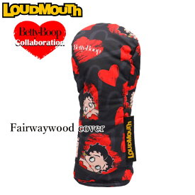 ベティコラボ ラウドマウス ゴルフ ヘッドカバー フェアウェイウッド用 撥水 軽量生地 LM-HC0023/FW / Loudmouth x Betty Boop