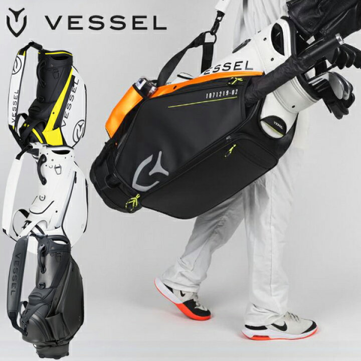 楽天市場】Vessel ベゼル ゴルフ キャディバッグ スタッフ カート 10型 