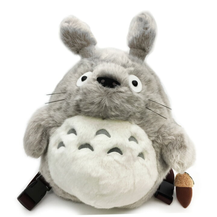 楽天市場 となりのトトロリュックサック S 大トトロ グレー キャラクターハウス キャロル