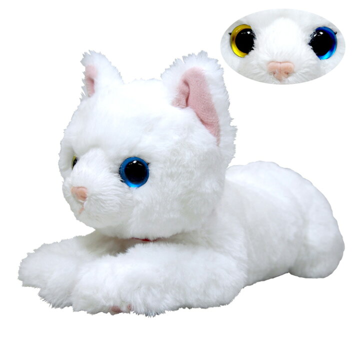 楽天市場 ひざねこ ぬいぐるみｓ オッドアイｗｈ キャラクターハウス キャロル