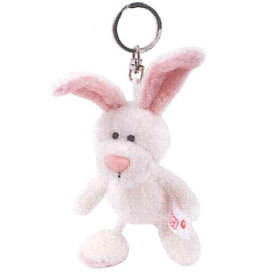 NICI ビーンバッグ ぬいぐるみキーリング ラビット ペッシュ 10cm うさぎ キーホルダー マスコットぬいぐるみ
