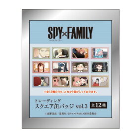 【中身はランダム】スパイファミリー トレーディングスクエア缶バッジ3 SPY FAMILY カンバッジ 100459
