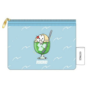 やさうさちゃん ミニポーチ クリームソーダ イラストレーター ざきよしちゃん SNS LINEスタンプ うさぎ かわいい 704685