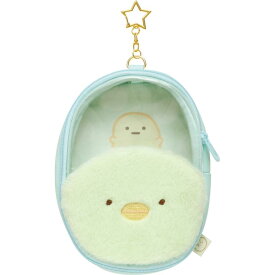 すみっコぐらし ぬいぐるみポーチ ぺんぎん? すみっコ大好きシリーズ すみ活 推し活 ぬいポーチ ブルーグリーン