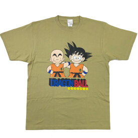 ドラゴンボール 半袖Tシャツ Lサイズ 悟空&クリリン 069478 大人 レディース 鳥山明