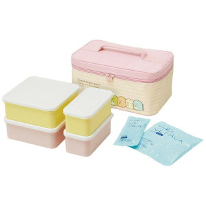 すみっコぐらし KCPC4 保冷バッグ付行楽ランチセット 保冷剤付 弁当箱 ピクニック レジャー ファミリー 家族