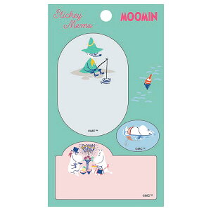 ムーミン ダイカット付箋 グリーン 706061 MOOMIN