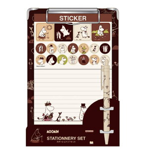 ムーミン ステーショナリーセット ムーミン 文具セット ギフト バインダー メモ シール ボールペン 781556