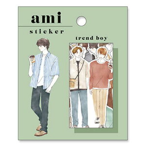 trend boy アミ ステッカー 823044 ami AMI 友達