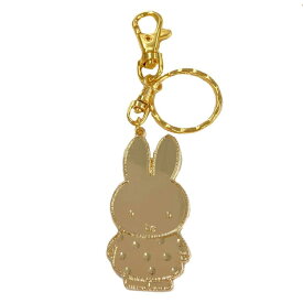 ミッフィー GOLDキーホルダー ドット 641226 70th Miffy ディックブルーナ