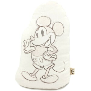 ミッキー 122149003000013 ダイカットクッション スケッチ ディズニー100 ソファ ベッド イス 車 お昼寝 100周年