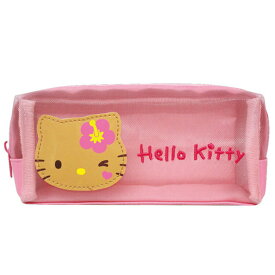 ハローキティ メッシュBOXポーチ ピンク 606534 日焼けシリーズ SANRIO サンリオ