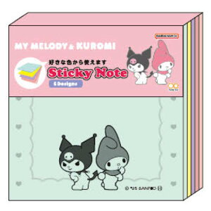 マイメロディ&クロミ 付箋メモ5C ふせん フセン めも メッセージ 伝言 New Life Collection 201085